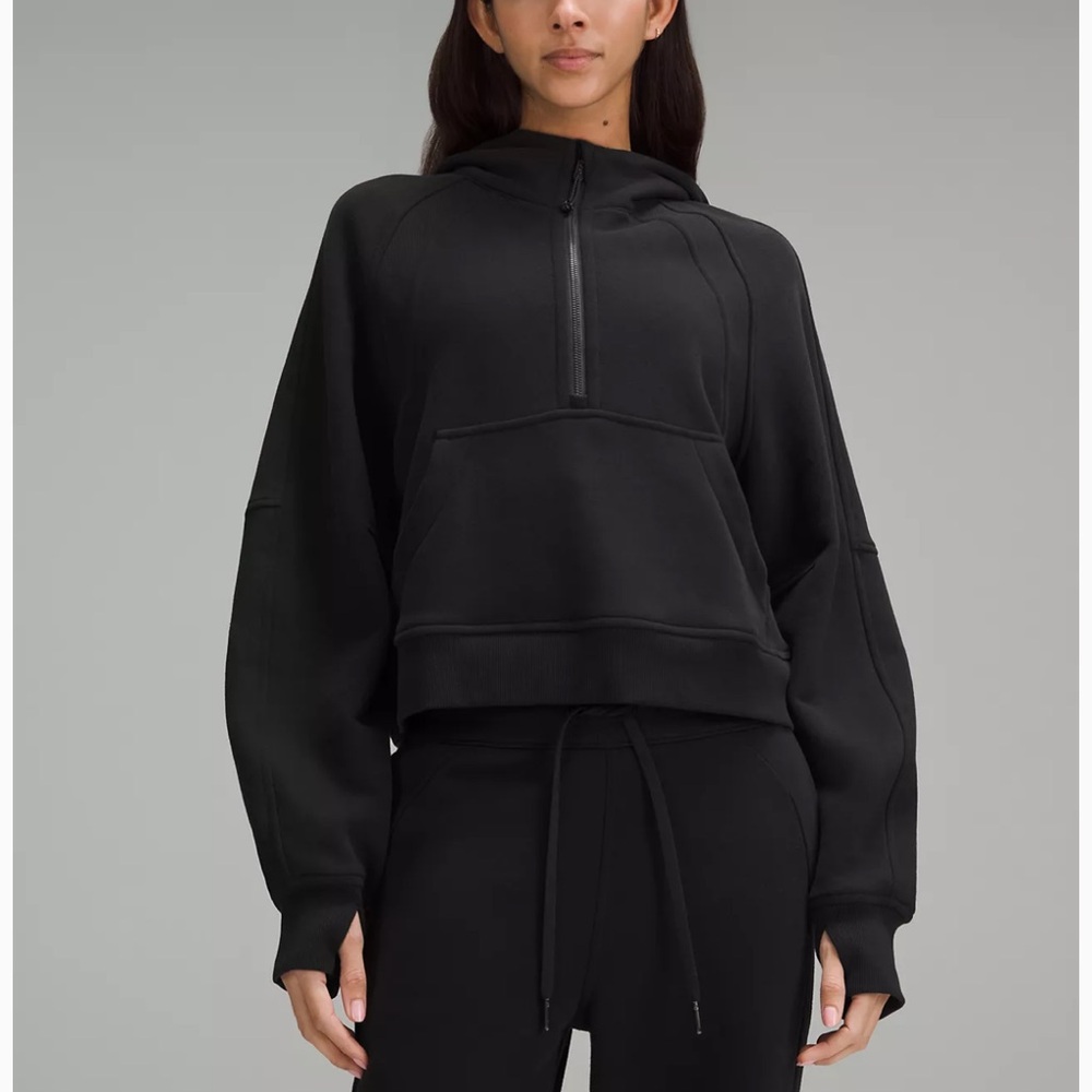 Lululemon XS/S Scuba Oversized half zip hoodie